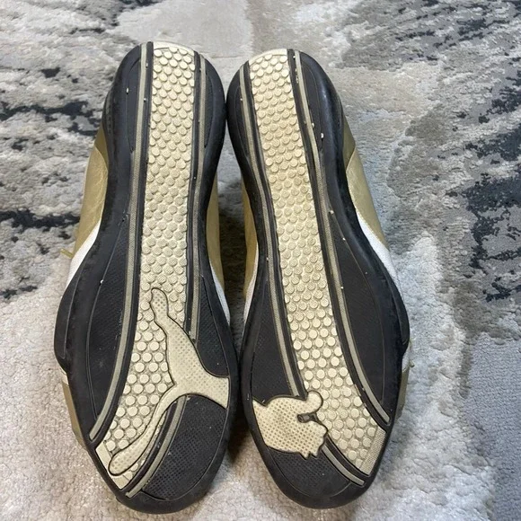 Puma Ducati MotoGP Vintage Sneakers White & Gold Special Edition women's Sz‎ 10 - Picture 6 of 7